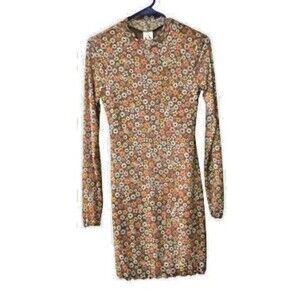 Belle de Jour Boho Bohemian Daisy Floral Dress Lined Size M